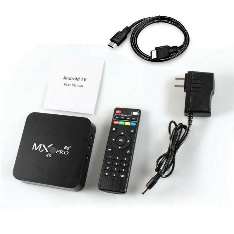 MX PRO Multimedia Smart TV Box, Android 11,1, 4K RK3128, Media Player, 1GB, 8GB, 2,4G Wifi, Quad-Core, Set Top Box